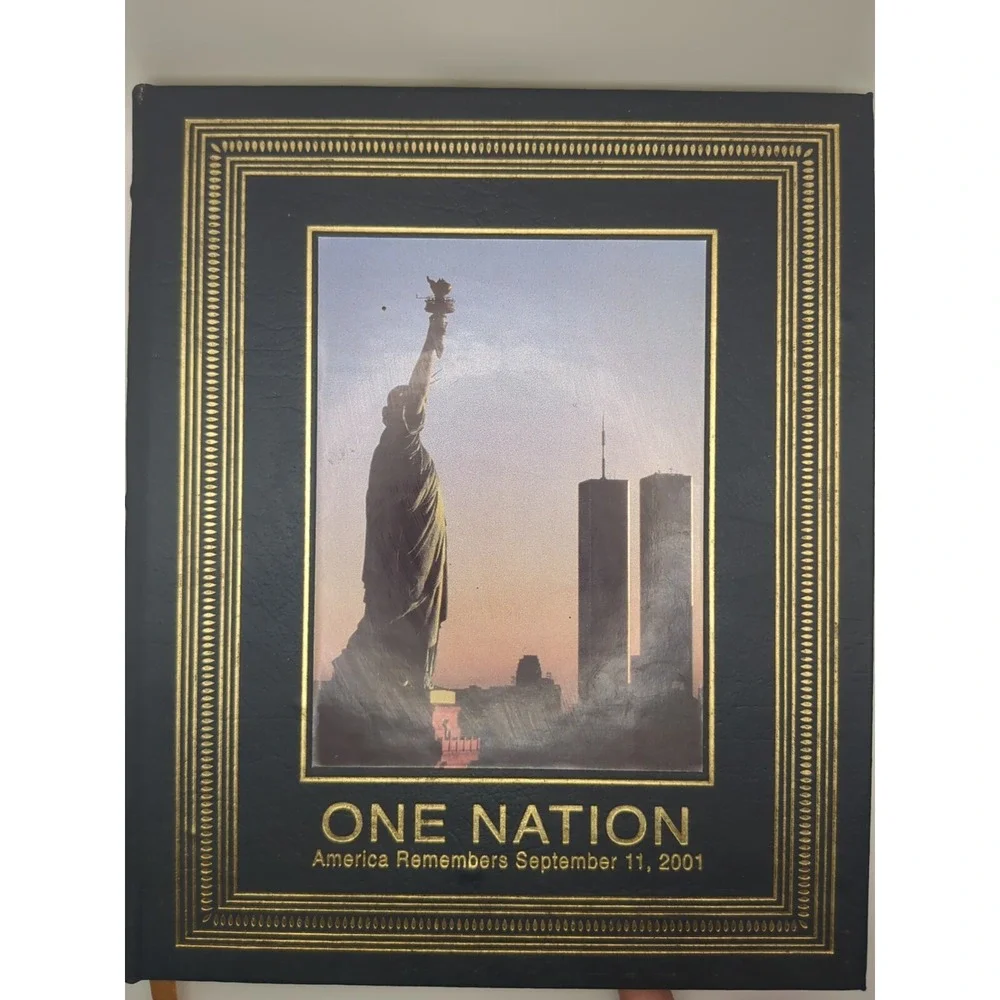 One Nation America Remembers September 11 2001 9/11 TIme Magazine Leather Easton